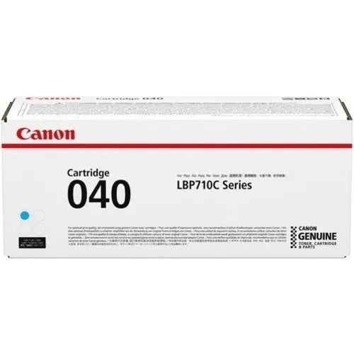 Canon CRG-040CYN Original Cyan Laser Toner Cartridge for Canon LBP712Ci Printer