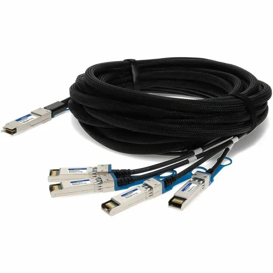 AddOn 5M Cisco QSFP+ to 4xSFP+ Active Copper Direct Attach Cable - 16.4 ft by ADDON