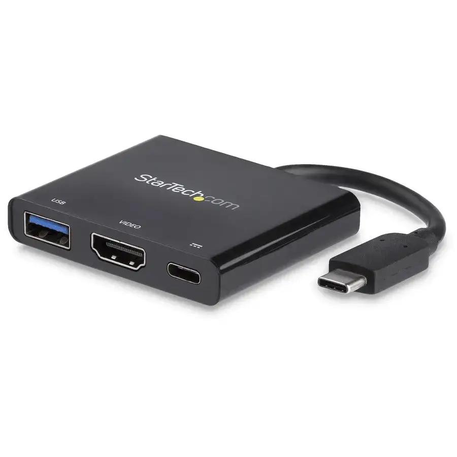 StarTech.com USB-C Multiport Adapter with HDMI 4K & USB 3.0 – Compatible with MacBook and Windows Laptops by StarTech.com
