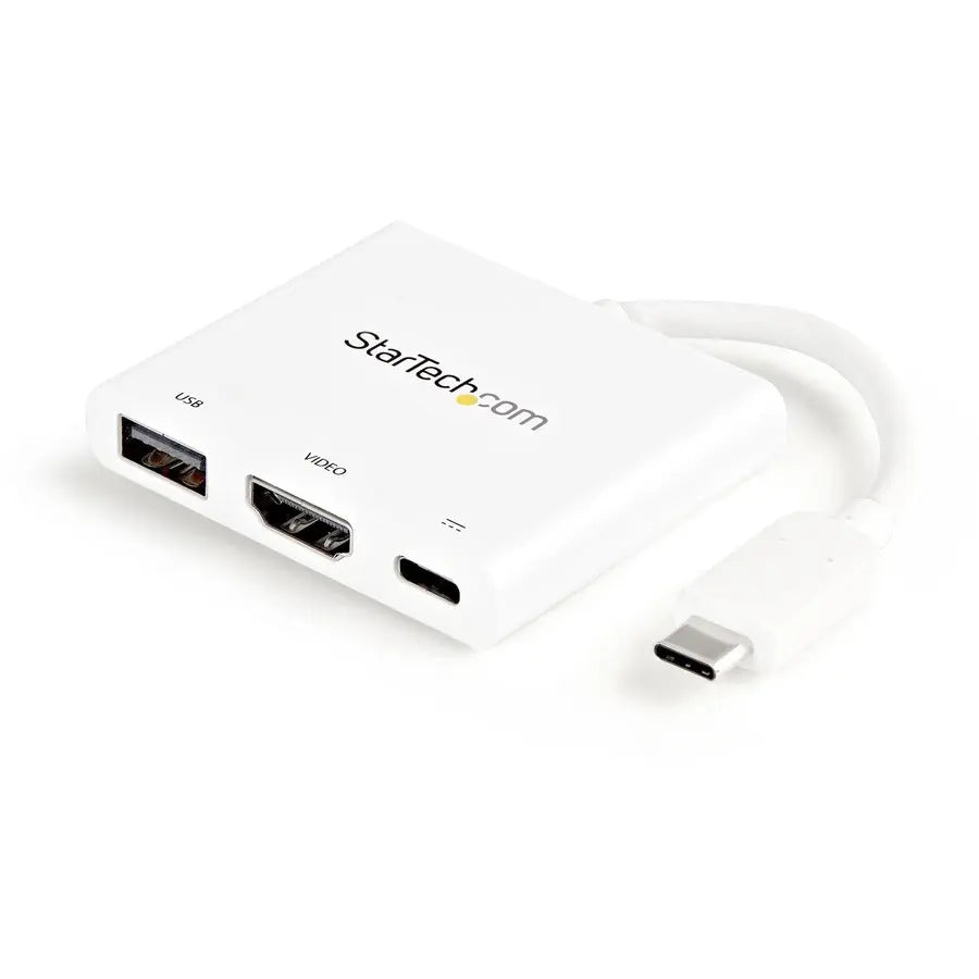 StarTech.com USB-C Multiport Adapter with 4K HDMI & USB 3.0 for MacBook & Windows, White – Part CDP2HDUACPW