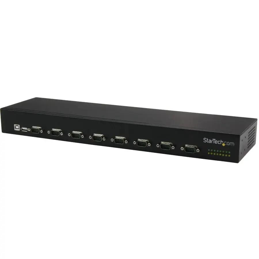 StarTech.com 8-Port USB to Serial Adapter Hub with Rack Mount and Daisy Chain Support (ICUSB23208FD) by StarTech.com