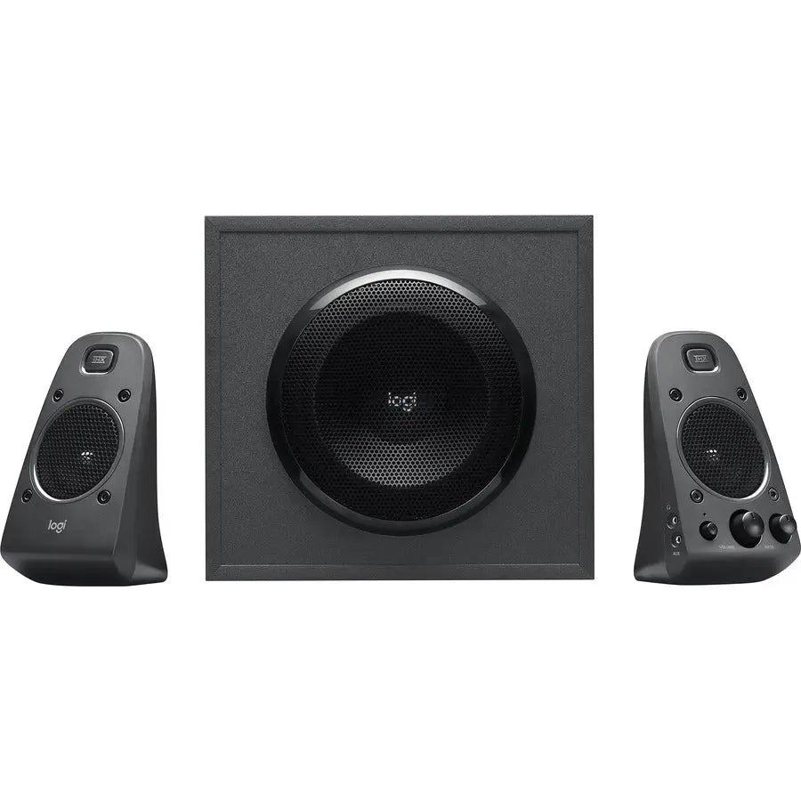 Logitech Z625 2.1 Speaker System with Subwoofer and Optical Input - 200W RMS, Black