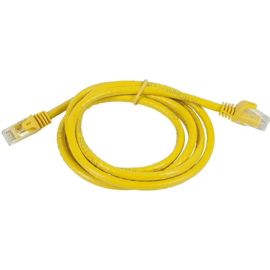 Monoprice FLEXboot Series Cat5e 14ft Yellow UTP Ethernet Network Patch Cable - Reliable 24AWG Copper for Stable Connectivity