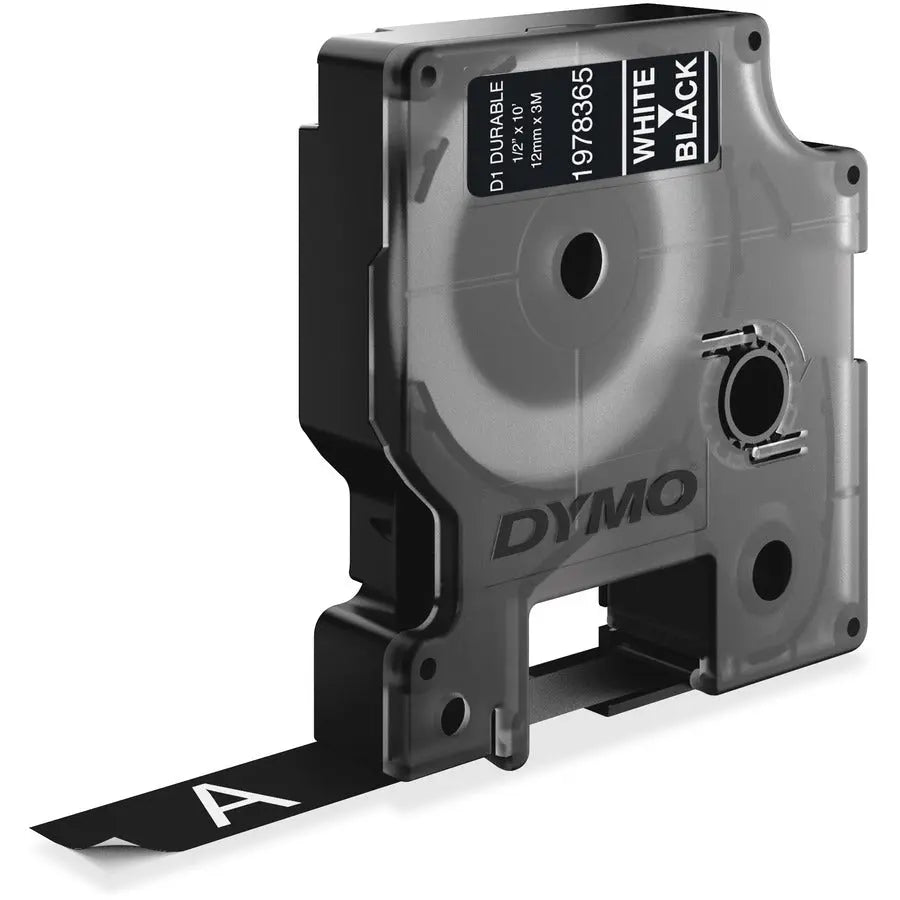 Dymo D1 Durable Labels - Black ID Labels for Indoor and Outdoor Use
