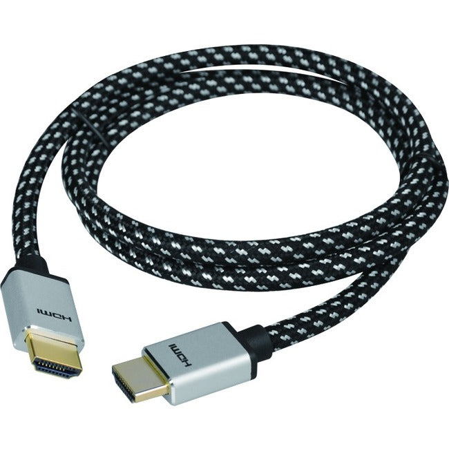 SIIG Woven Braided High Speed HDMI Cable 3m – UHD 4Kx2K with Ethernet and Gold-Plated Connectors
