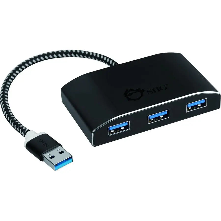 SIIG SuperSpeed USB 3.0 4-Port Powered Hub - Model JU-H40F12-S1