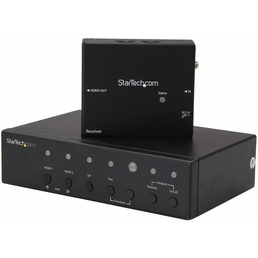 StarTech.com Multi-Input HDBaseT Extender with Built-in Switch - 4K Video over CAT5e/CAT6 up to 230 ft