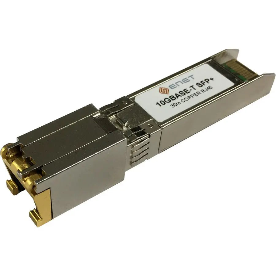 ENET Dell Compatible GP-10GSFP-1T-ENC 10GBASE-T SFP+ Transceiver for Cat6A/Cat7, 30 Meters Reach