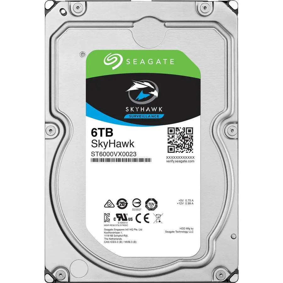 Seagate SkyHawk 6TB Internal Hard Drive for Video Recorders - Model ST6000VX0023