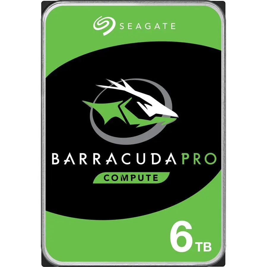 Seagate BarraCuda Pro 6TB Internal 3.5-Inch SATA Hard Drive - Reliable Storage for Creative and Home Systems