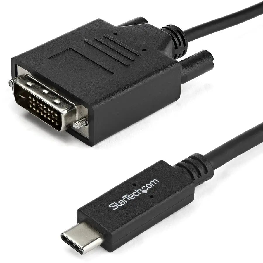 StarTech.com 1m USB-C to DVI Cable - USB 3.1 Type-C to DVI Video Adapter for 1920x1200 Resolution