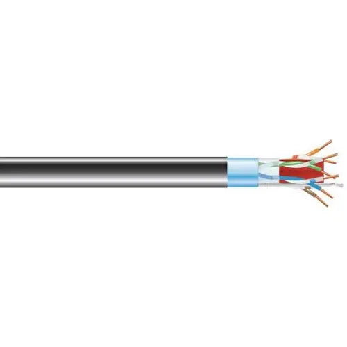 Black Box GigaTrue Cat.6a (F/UTP) Network Cable – Shielded Ethernet Bulk Cable for 10GBASE-T Applications