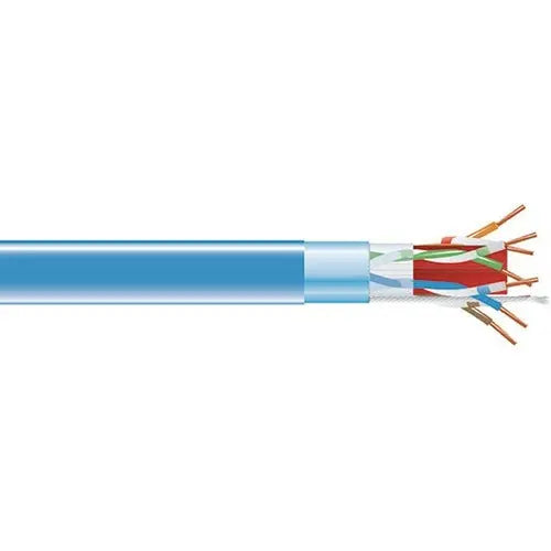 Black Box GigaTrue Cat6a (F/UTP) Network Cable – 1000 ft Bulk Shielded Ethernet Cable for High-Speed Data Transmission