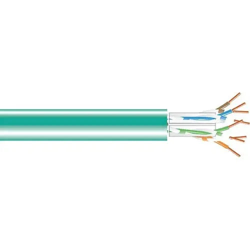 Black Box GigaTrue Cat 6A UTP Network Cable - 100 ft, Green, PVC Jacket