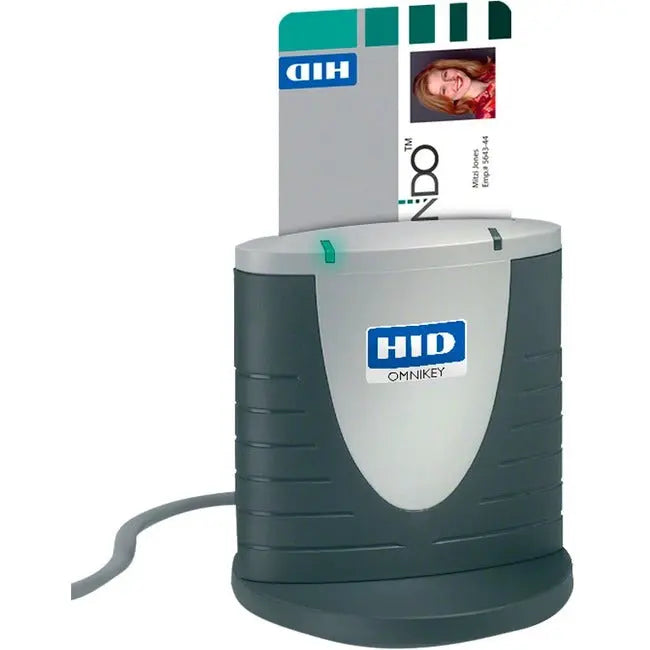 HID OMNIKEY 3121 USB Smart Card Reader - High-Speed Contact Card Reader for Desktop Use