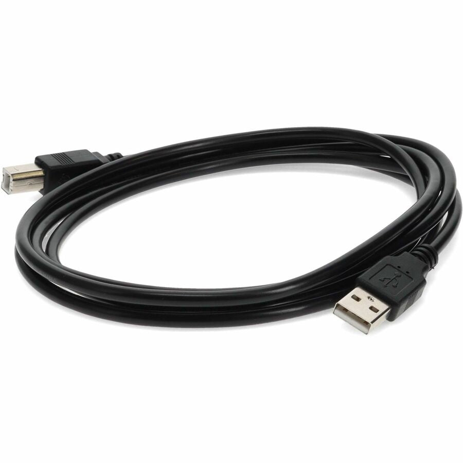 AddOn 3ft USB 2.0 Male to Male Extension Cable - Black