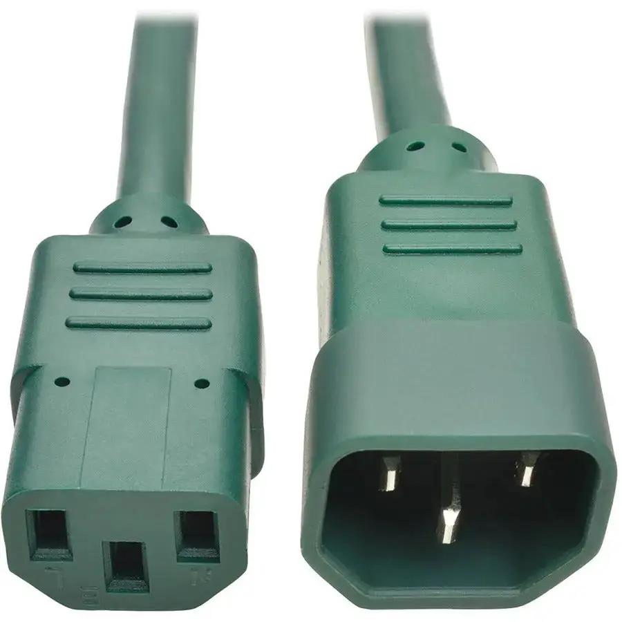 Eaton P005-002-AGN Tripp Lite 2 ft Power Extension Cord with Green SJT Jacket and Molded Ends by EATON TRIPP LITE SERIES CONNECTIVIT
