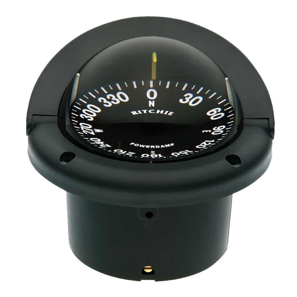 Ritchie HF-742 Helmsman Compass - Flush Mount with Green NiteVu Night Illumination