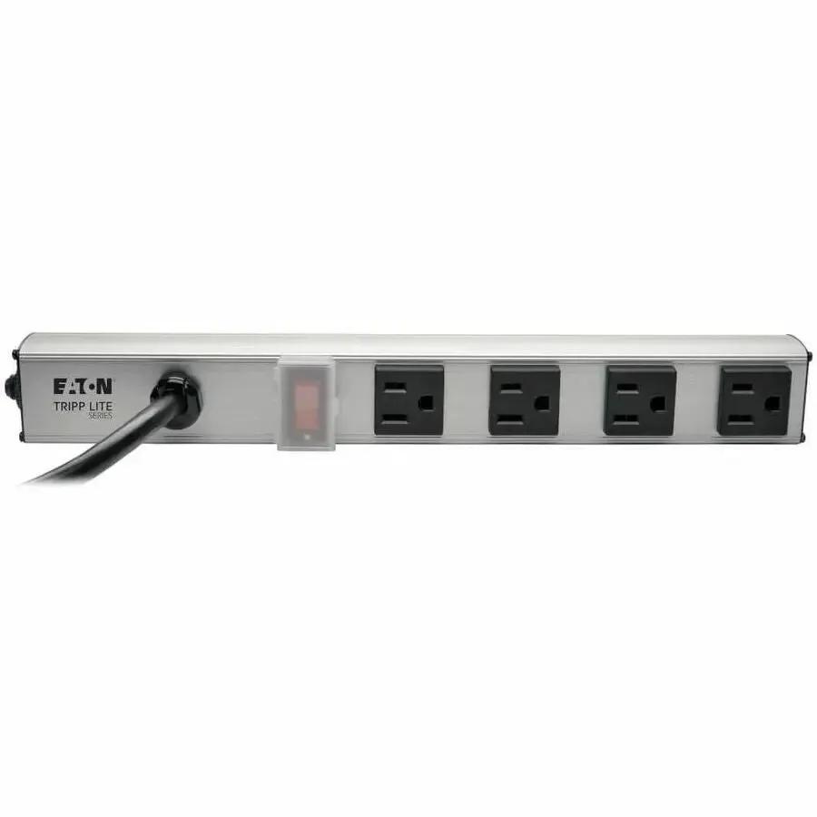 Eaton Tripp Lite Series 4-Outlet Power Strip with 10 ft. Cord and NEMA 5-15P Plug by Eaton Corporation