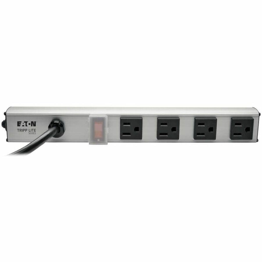 Eaton Tripp Lite Series PS120410 4-Outlet Power Strip with 10 ft. Cord and Safety Features