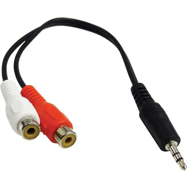 Axiom Memory Solutions 6-inch 3.5mm Stereo to Dual RCA Stereo Female Y-Cable MJMRCAF6-AX