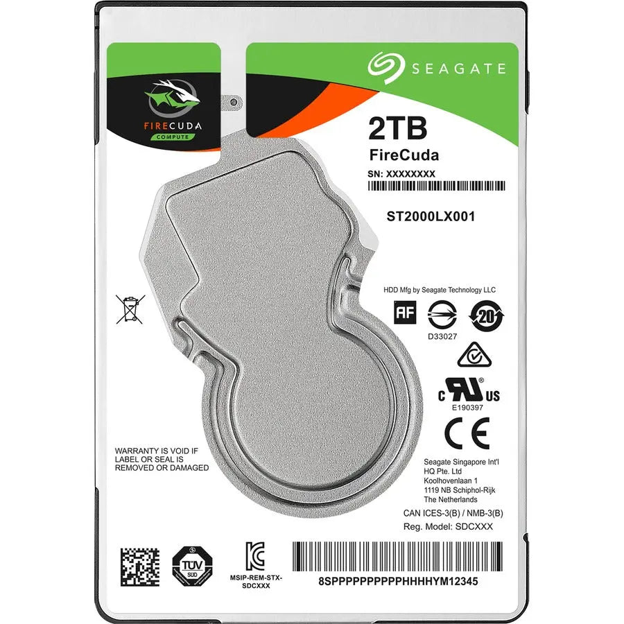 Seagate FireCuda ST2000LX001 2TB 2.5-Inch SATA Internal Hybrid Hard Drive