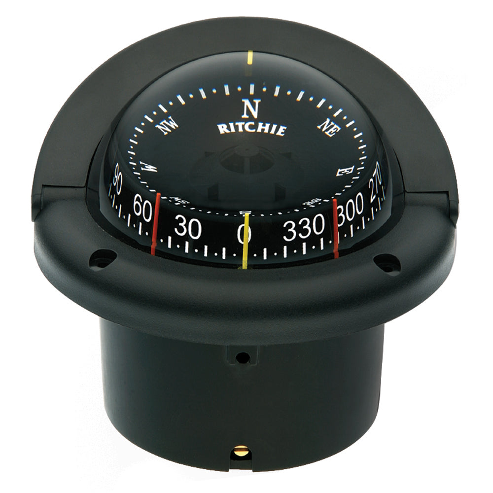 Ritchie HF-743 Helmsman CombiDial Compass with Night Illumination and Flush Mount Design