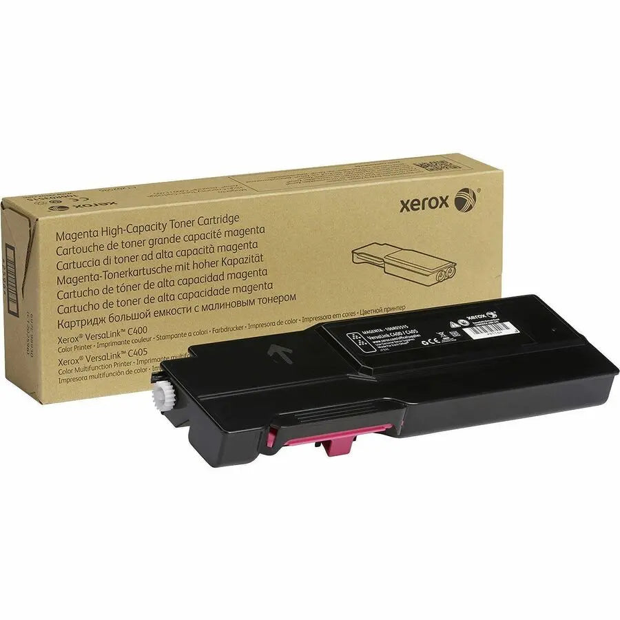 Xerox Genuine Magenta High Capacity Toner Cartridge for VersaLink C400 & C405 – 4,800 Pages