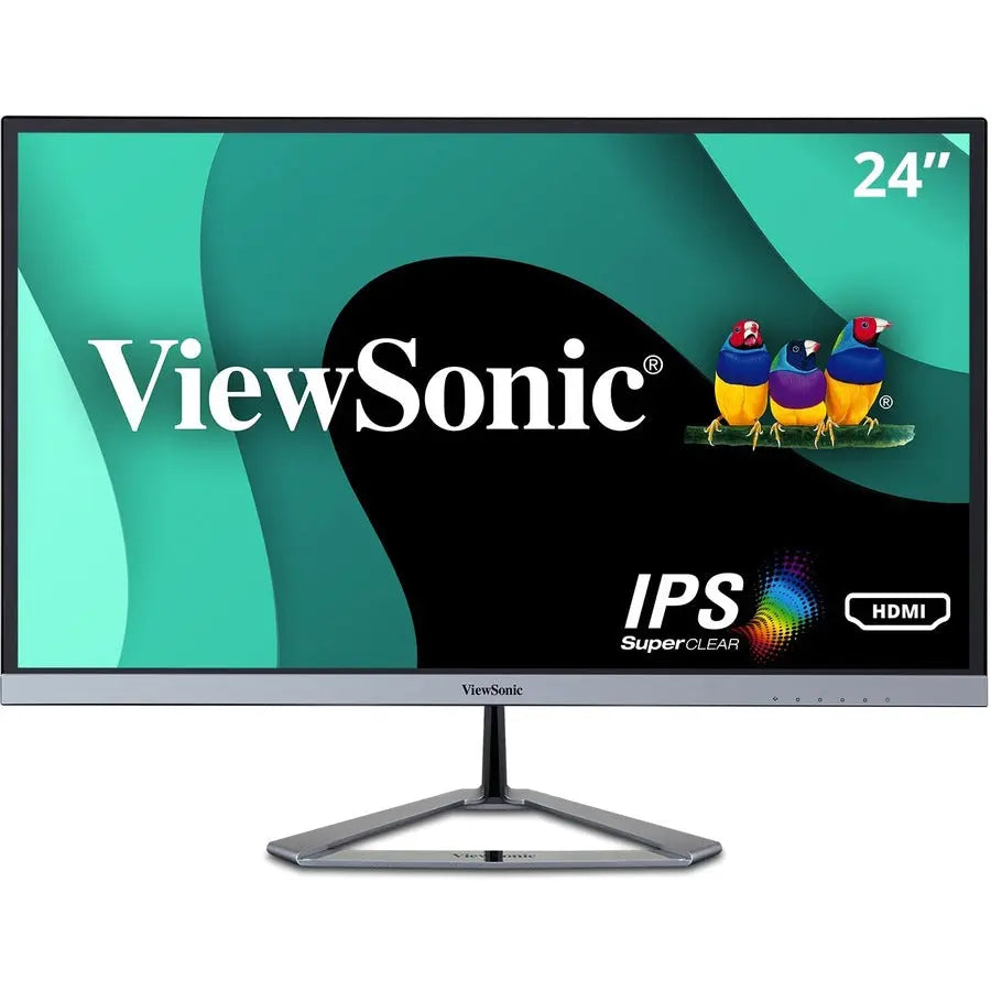 ViewSonic VX2476-SMHD 24-Inch Full HD IPS Monitor with HDMI, DisplayPort, and VGA