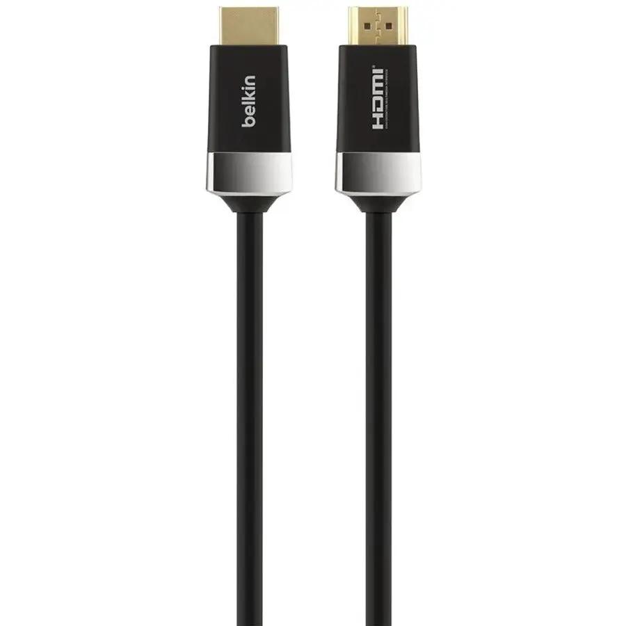 Belkin AV10050BT2M 6 ft High-Speed HDMI Cable with Ethernet for Ultra HD 4K @60Hz