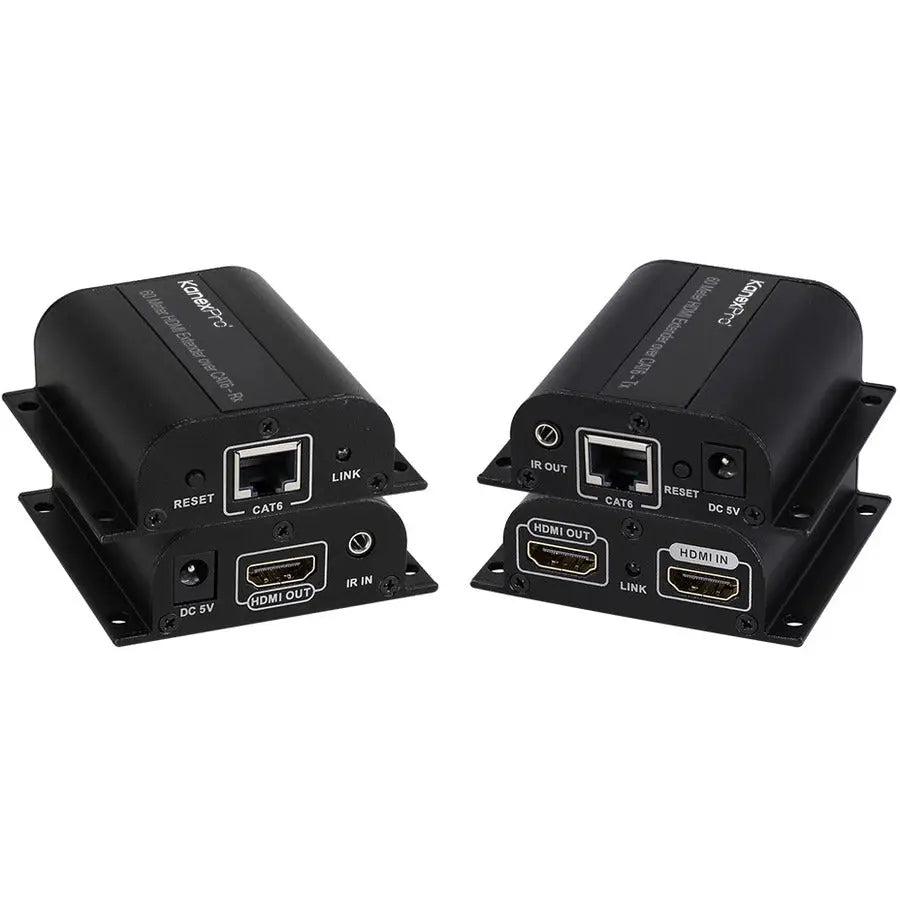 KanexPro HDMI Extender over CAT6 (Model EXT-HD60M) – Extend Full HD 1080p Video & Audio up to 196 ft.