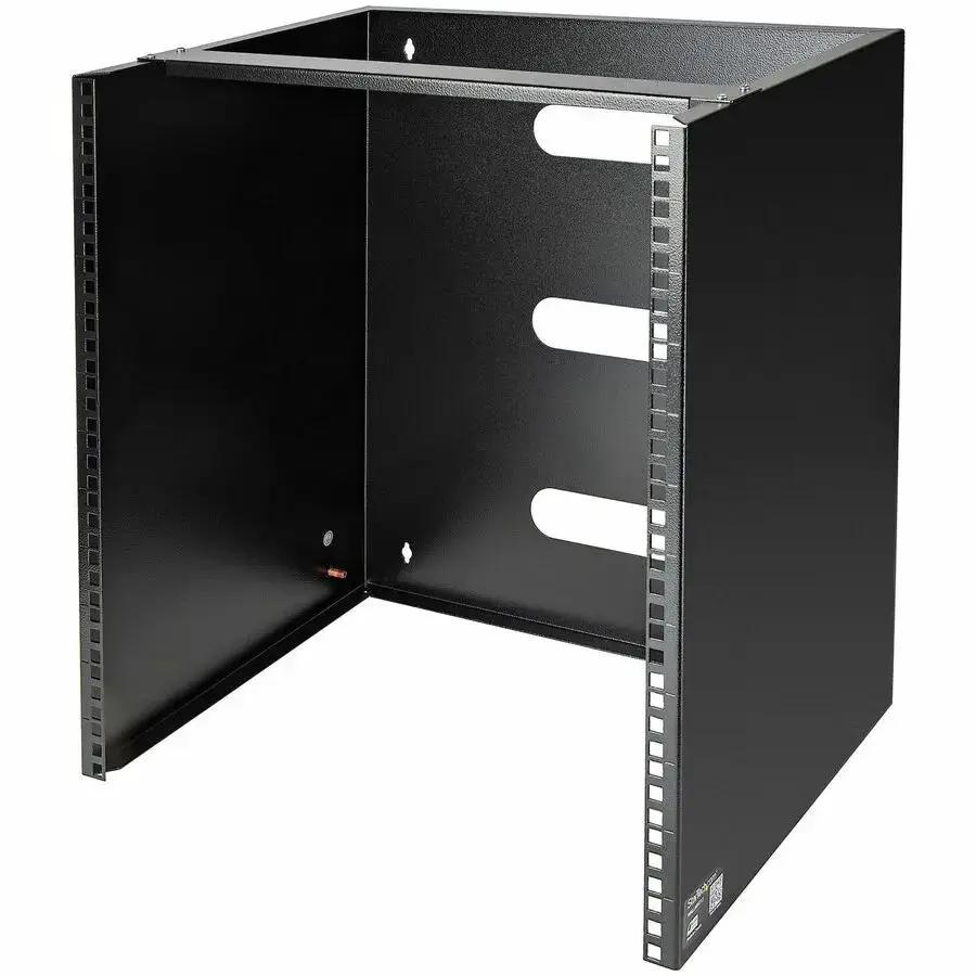 StarTech.com 12U Wall Mount Rack for Shallow Equipment - 14 Inch Depth, Steel Construction, Black by StarTech.com