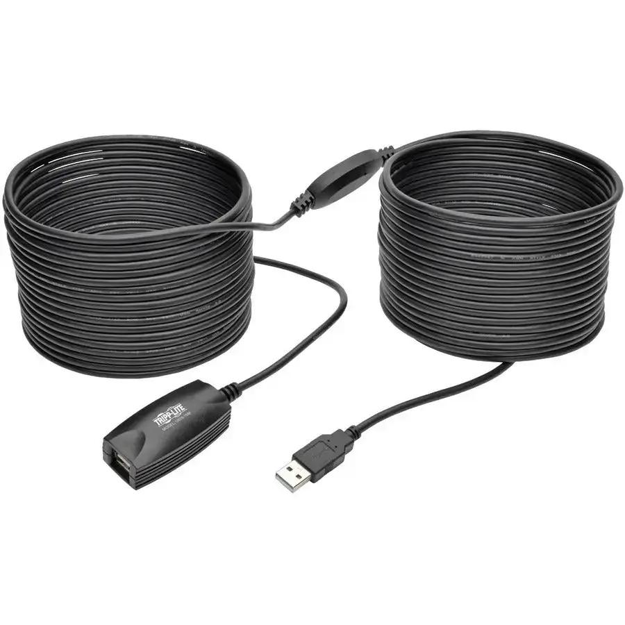 Eaton Tripp Lite Series USB 2.0 Active Extension Repeater Cable (U026-15M) - 49 ft by Eaton Corporation