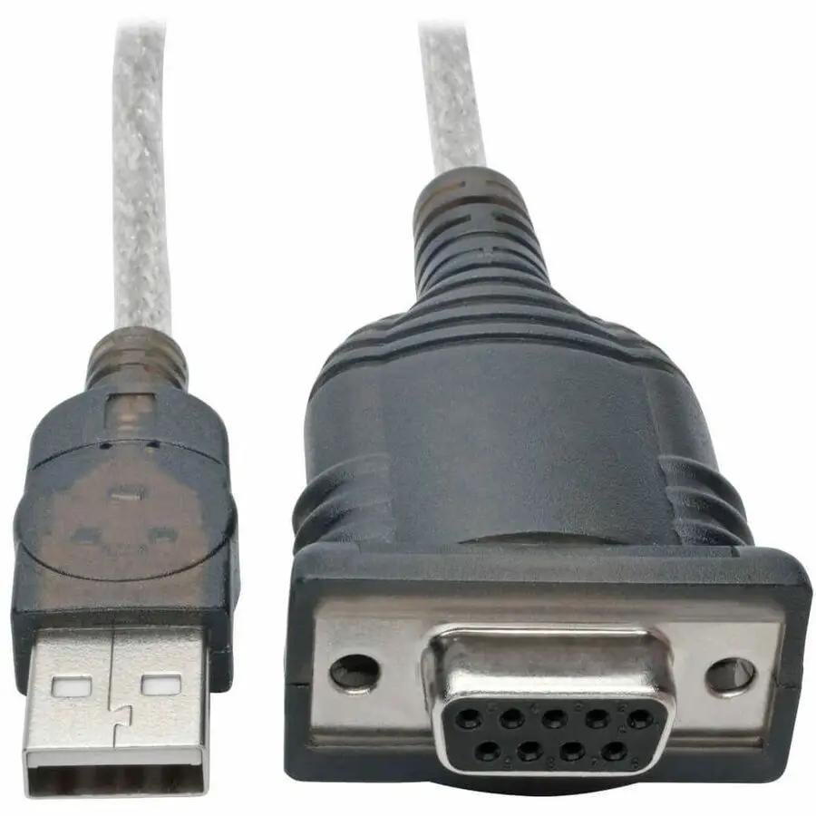 Eaton Tripp Lite U209-18N-NULL USB to Null Modem Serial Adapter Cable – 18 Inch, FTDI Chipset, Supports Up to 256 Kbps by EATON TRIPP LITE SERIES MASTER-POWE