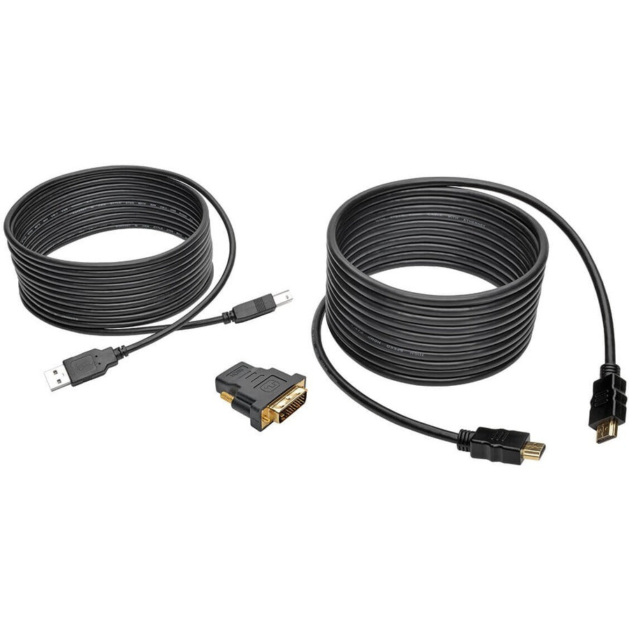 Eaton Tripp Lite P782-015-DH HDMI/DVI/USB KVM Cable Kit, 15 ft.