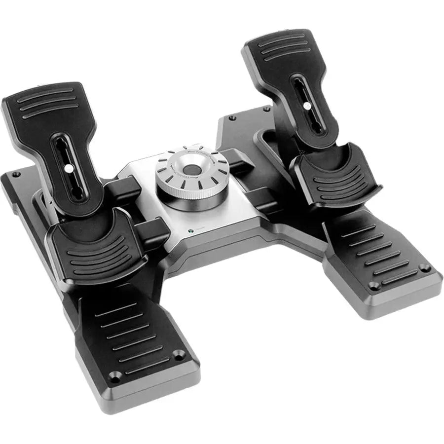 Logitech G Flight Rudder Pedals Professional Simulation Rudder Pedals with Toe Brake