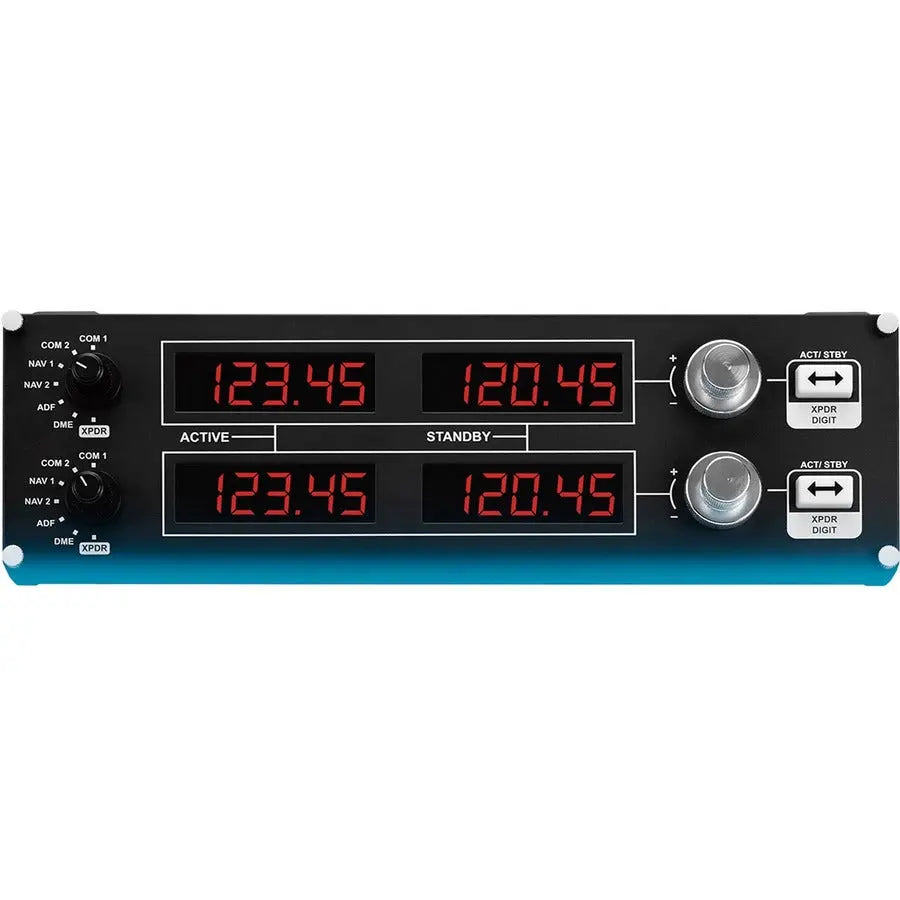 Logitech Saitek Flight Radio Panel Professional Simulation Radio Controller