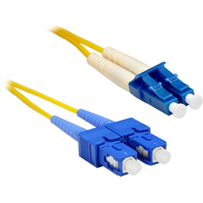 ENET Fiber Optic Duplex Patch Network Cable (SCLC-GNSM-3M-ENC) by NSI Industries