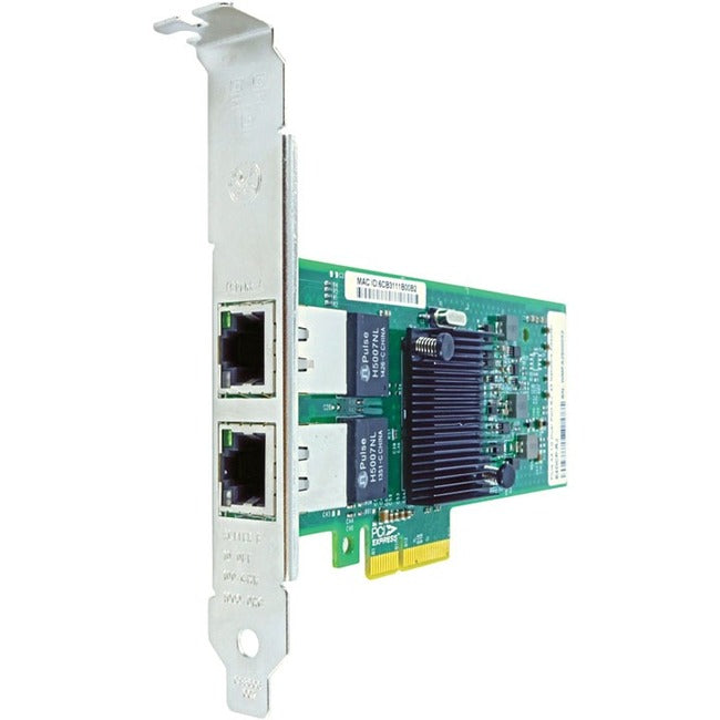 Axiom Dell Gigabit Ethernet Card (Part Number 540-BBGR-AX) – Dual Port 10/100/1000 Mbps PCIe Network Adapter for Servers and Workstations by AXIOM