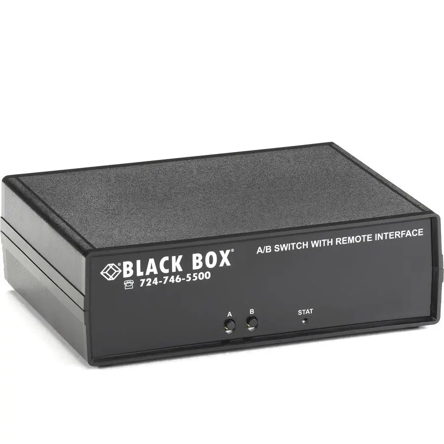 Black Box SW1040A CAT6 A/B Switch - Latching RJ45 Remote Control with Dry Contact