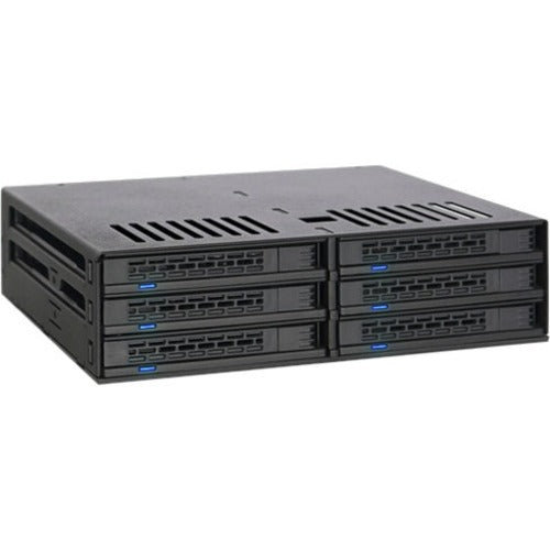 Icy Dock ExpressCage MB326SP-B Drive Enclosure for 5.25-Inch Bay with Hot Swap and Cooling Fans