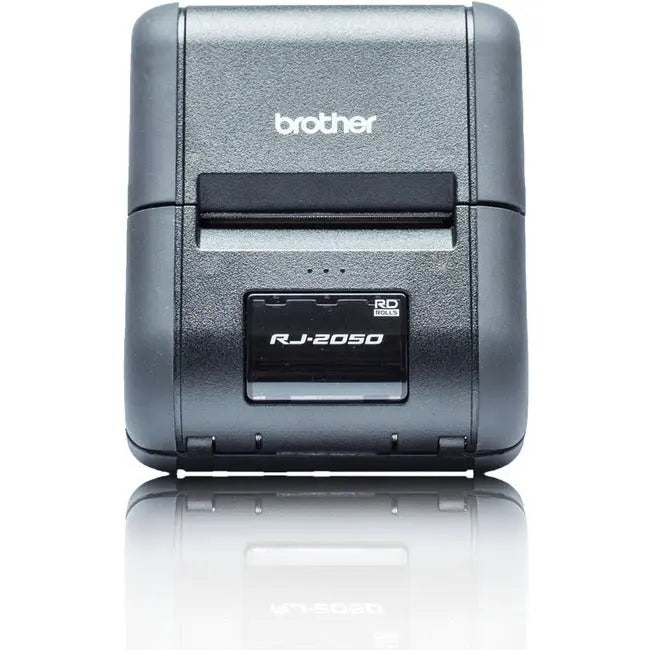 Brother RuggedJet RJ-2050 Portable Thermal Printer - Monochrome, Wireless, USB, Bluetooth for Mobile Receipt and Label Printing