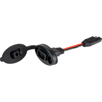 Sea-Dog Front Mount Power Socket - SAE-Type 12-24VDC 20A Electrical Connector