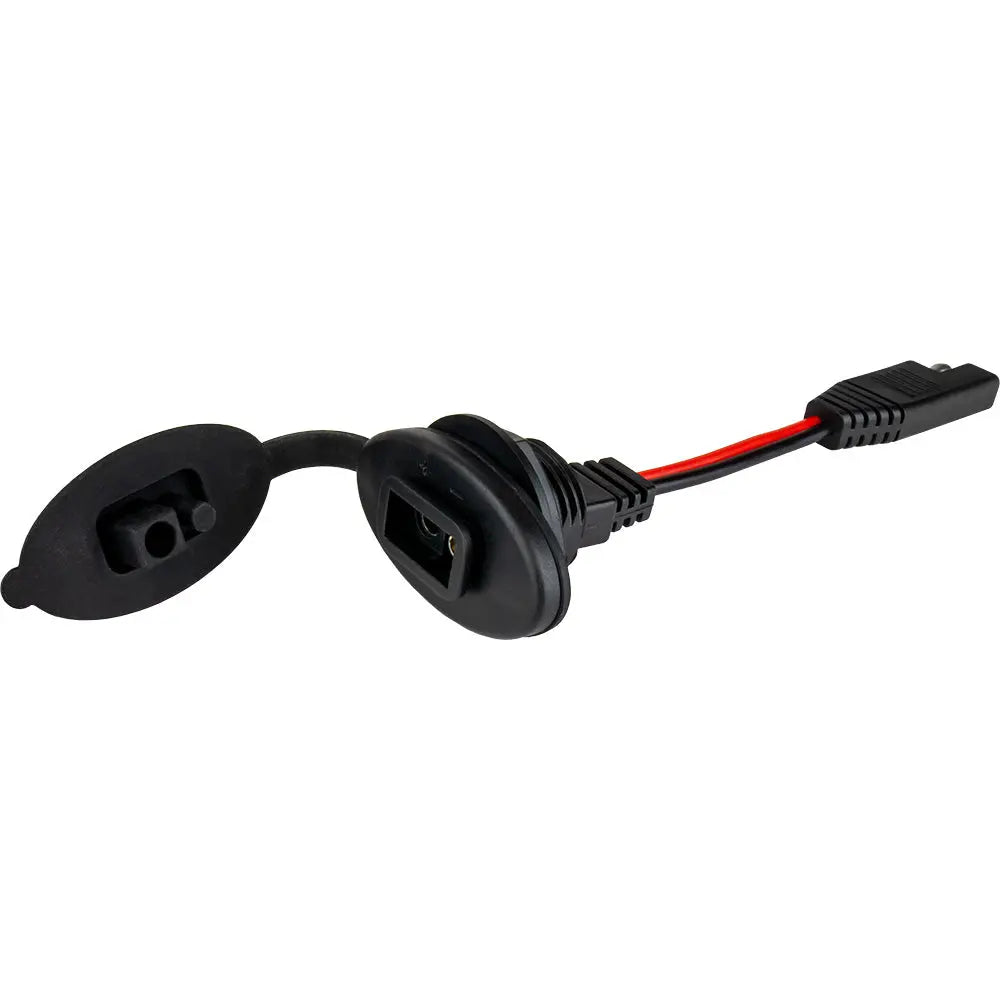 Sea-Dog Back Nut Mount Power Socket - 12V/24V DC Polarized Electrical Connector