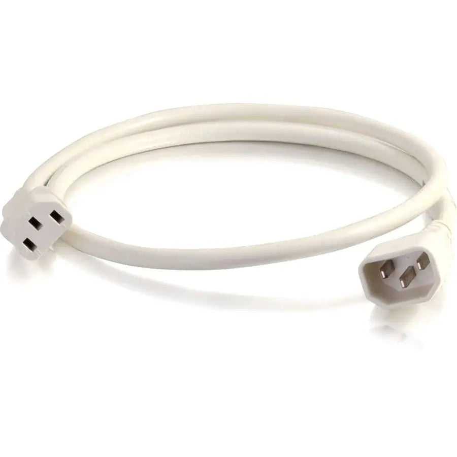 Legrand Group C2G 5ft 14AWG Power Cord (IEC320C14 to IEC320C13) - White