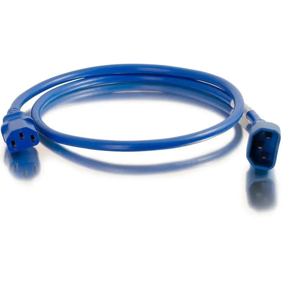 Legrand Group C2G Part Number 17552 6 ft Blue Computer Monitor Power Cord with Locking Connector