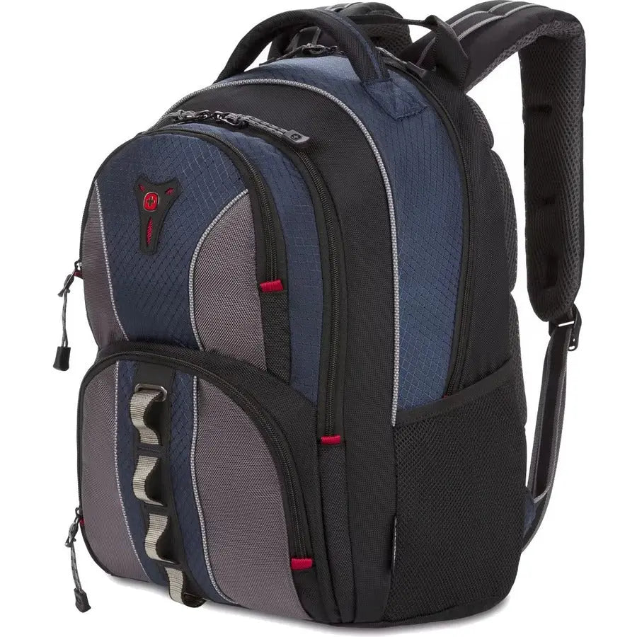 Wenger Cobalt 16-Inch Laptop Backpack - Blue Gray | Durable Carrying Case for Notebook Storage