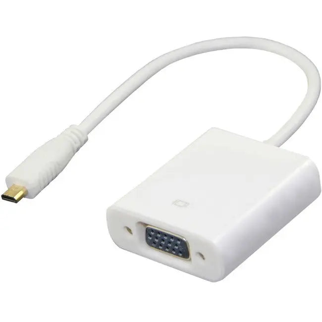 4XEM Micro HDMI to VGA Female Adapter - High-Resolution Video Conversion for Smartphones, Tablets, and Laptops