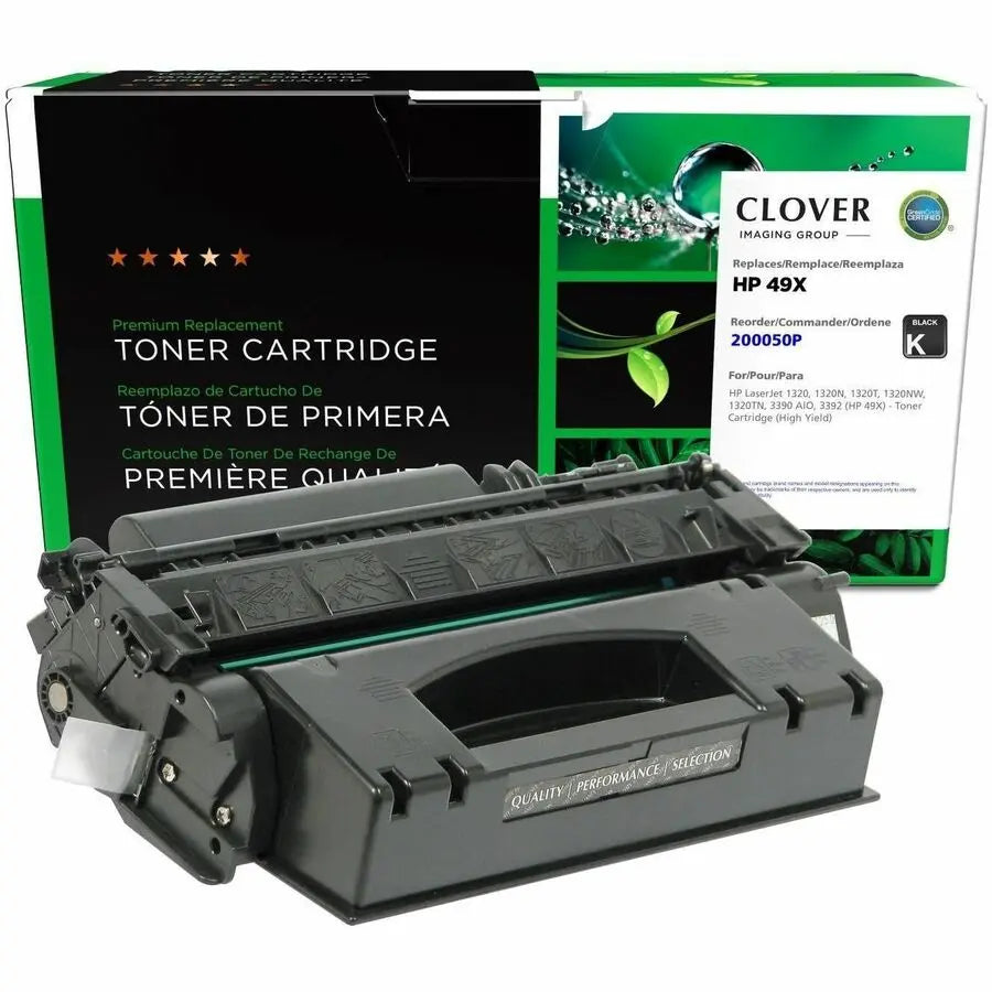 Clover Imaging Remanufactured High Yield Toner Cartridge for HP LaserJet 1320, 1320N, 1320T, 1320NW, 1320TN, 3390 AIO, 3392 (Q5949X)