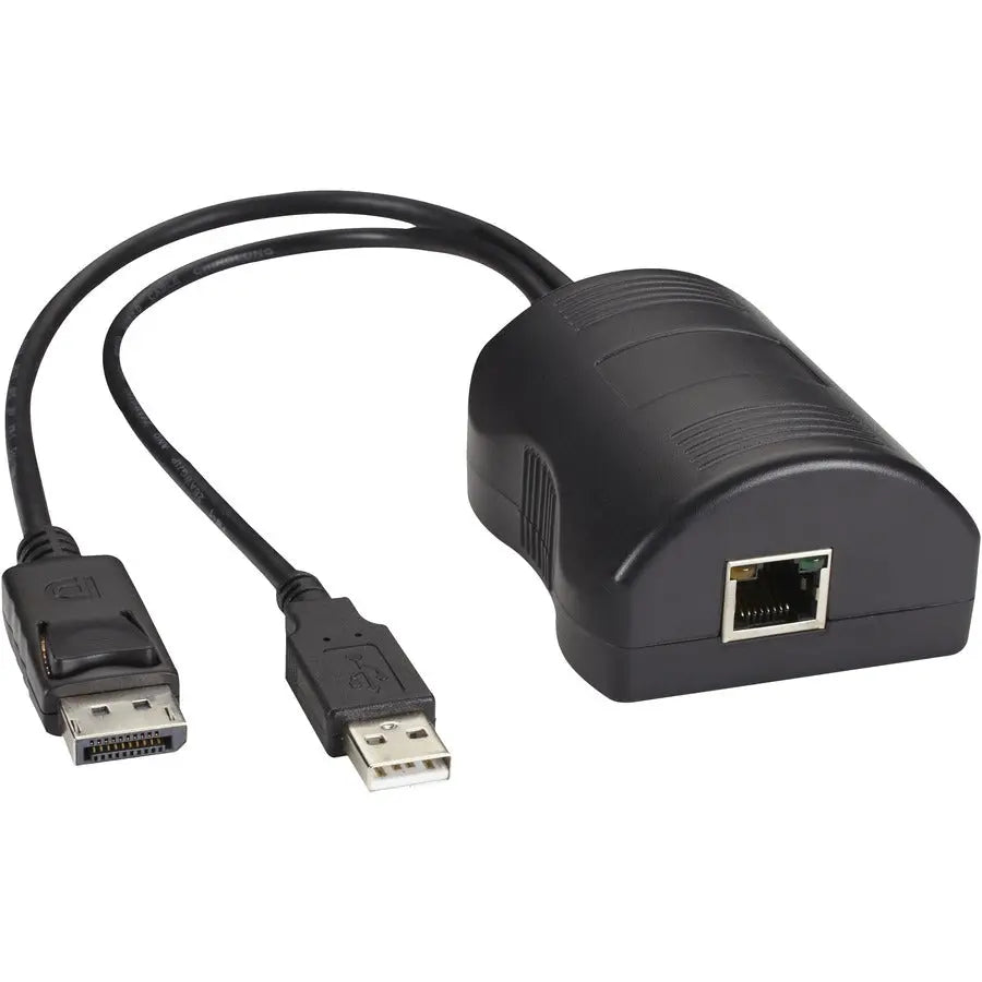 Black Box DCX3000-DPT Server Access Module with DisplayPort and USB – Extends Video and Audio Signals up to 50 meters